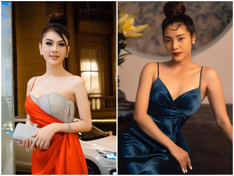 Trần Yến và Lâm Khánh Chi đều theo đuổi gu thời trang gợi cảm.