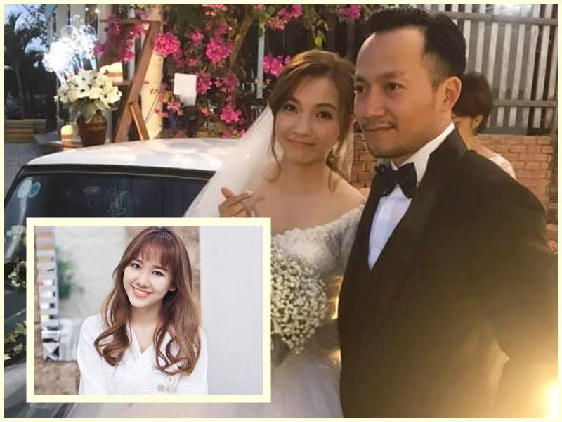 Khi rapper Tiến Đạt kết hôn với Thụy Vy, Hari Won viết trên trang cá nhân của tình cũ 9 năm: “Quá đẹp đôi, chúc mừng hai vợ chồng nhé. Hạnh phúc mãi nha anh”. Ảnh: Zing