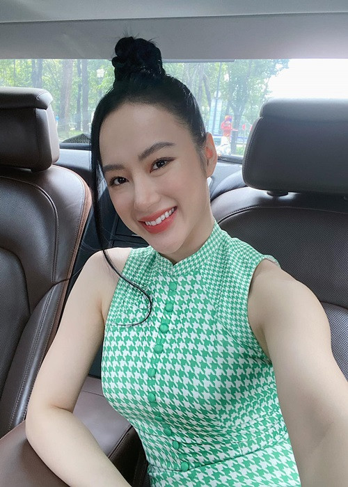 Vài năm trở lại đây, "bà mẹ nhí" không bị soi lộ mũi gồ ghề. Ảnh: FBNV