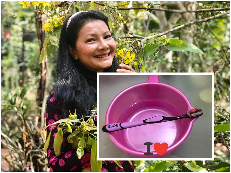 Diễn viên Kiều Trinh khoe quà Valentine 2022 từ con gái. “Vừa bước vào nhà tắm thấy món quà ngày Valentine của công chúa tặng mẹ. Thật bất ngờ không nghĩ Út có những hành động như người lớn như vậy. Cám ơn tình yêu của mẹ”, Kiều Trinh hạnh phúc chia sẻ.