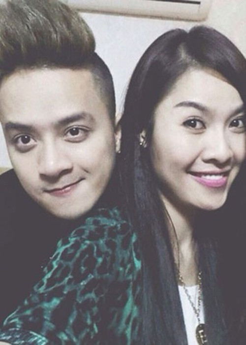 Cao Thái Sơn từng thân thiết với Quế Vân làm dấy nghi vấn hẹn hò. Tuy nhiên, không ít người đặt nghi vấn cả hai chỉ PR chuyện tình cảm bởi sau khoảng 5 tháng, cả hai không còn thân thiết. Ảnh: FBNV