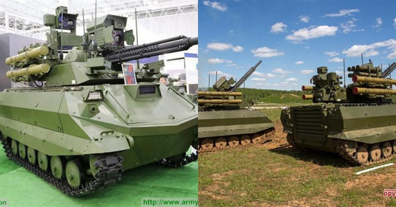 Khung gầm của robot Uran-9 cũng có màn thể hiện rất kém, hay bị hỏng vặt và không vượt qua được các chướng ngại vật đơn giản. Về hỏa lực, pháo 2A72 cỡ 30 mm hoạt động không đảm bảo khi có tới 6 lần kẹt đạn, tên lửa chống tăng bắn không đúng lúc (chậm hoặc sớm, 8 trường hợp), kính ngắm ảnh nhiệt hỏng 2 lần.