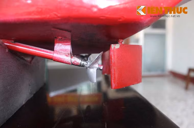 Hệ thống chân vịt và bánh lái của 12418 Molniya.