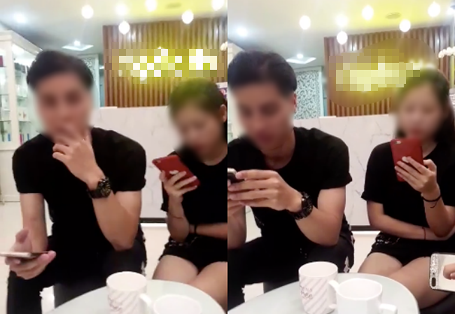 Nu le tan bi phat tan clip quan he o cau thang den trinh bao cong an