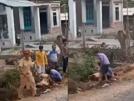 Xe chở gỗ lậu tông CSGT: Tài xế dương tính ma túy đá Xe cho go lau tong CSGT: Tai xe duong tinh ma tuy da