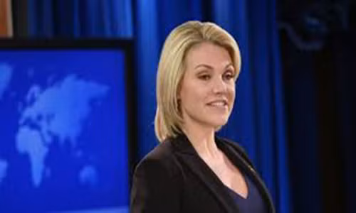 Ngày 24/4/2017, Bộ Ngoại giao Mỹ thông báo bà Nauert sẽ là người phát ngôn mới của bộ này. Ảnh: BN.