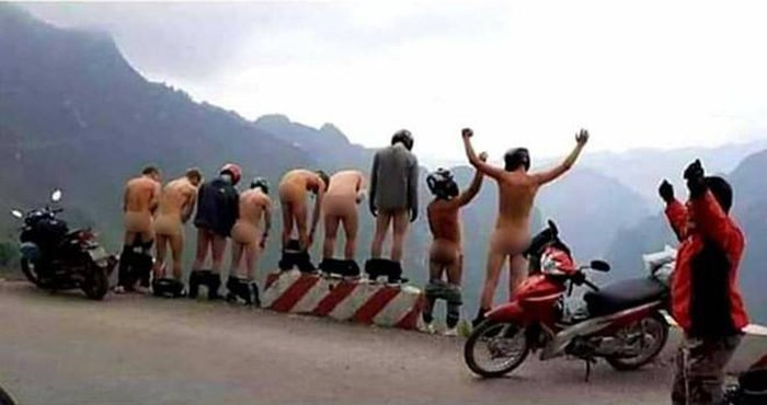 Lai 9 nguoi dan ong khoa than tren Ma Pi Leng: Choi troi vo van hoa?