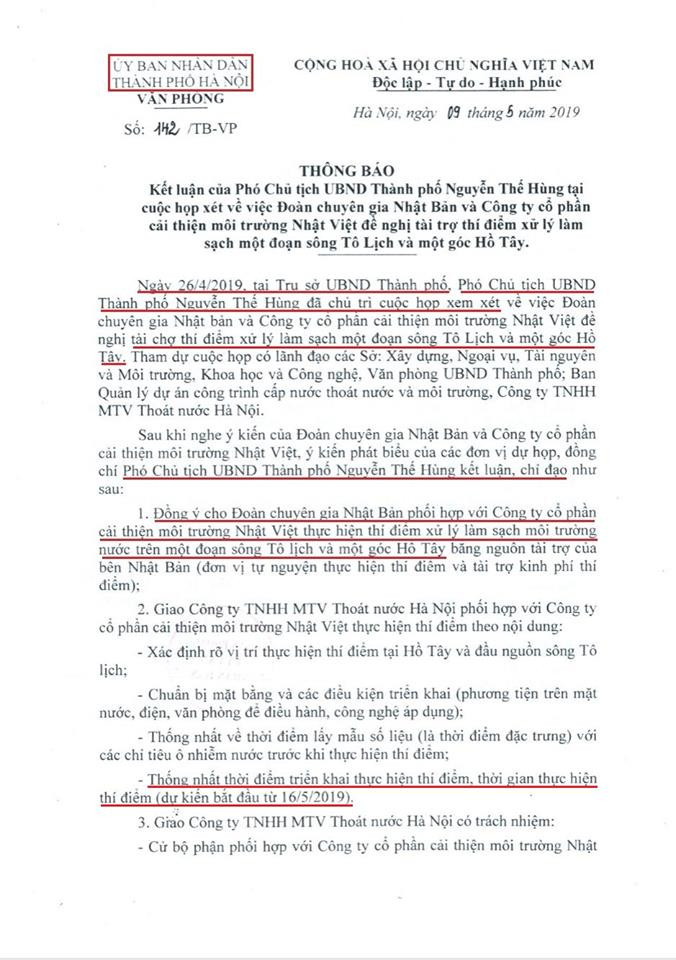 Vi sao JEBO phan bac phat bieu Chu tich Ha Noi ve “lam sach song To Lich ma chua xin phep”?-Hinh-2