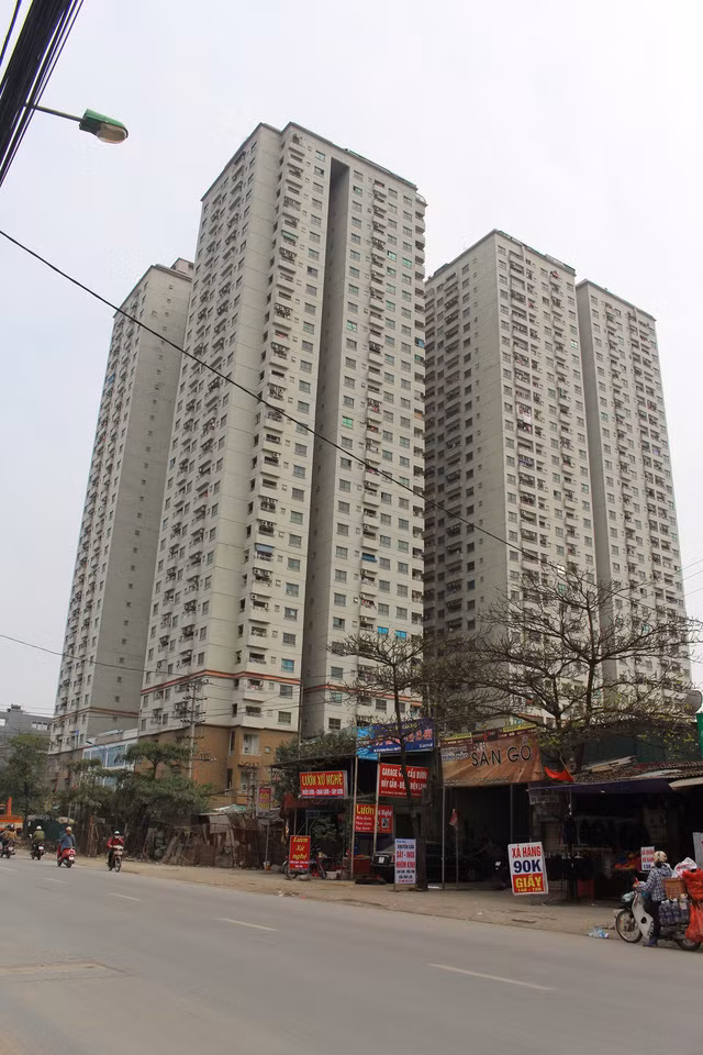 Chung cư CT6, nơi có thông tin quy định về giới giới nghiêm.