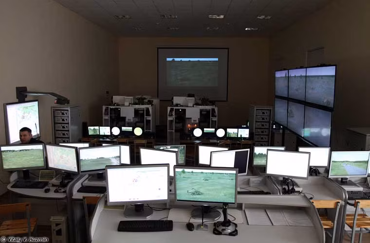 Phòng huấn luyện mô phỏng Trung đội/Đại đội lính dù Nga.