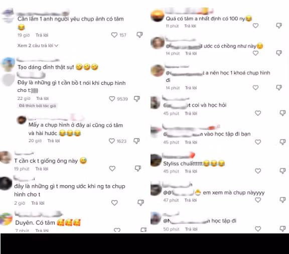 Hội chị em "sống ảo" để lại nhiều bình luận thích thú, đa phần chỉ biết ước có một chàng người yêu chụp ảnh được cỡ anh trai này thôi.