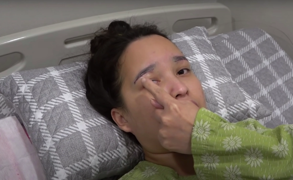 Chị Kim Chi chia sẻ rằng bản thân cảm thấy rất may mắn vì có chồng ở bên, ủng hộ, chăm sóc và hy vọng bản thân sẽ có một diện mạo đẹp hơn. Ảnh: Tổng hợp