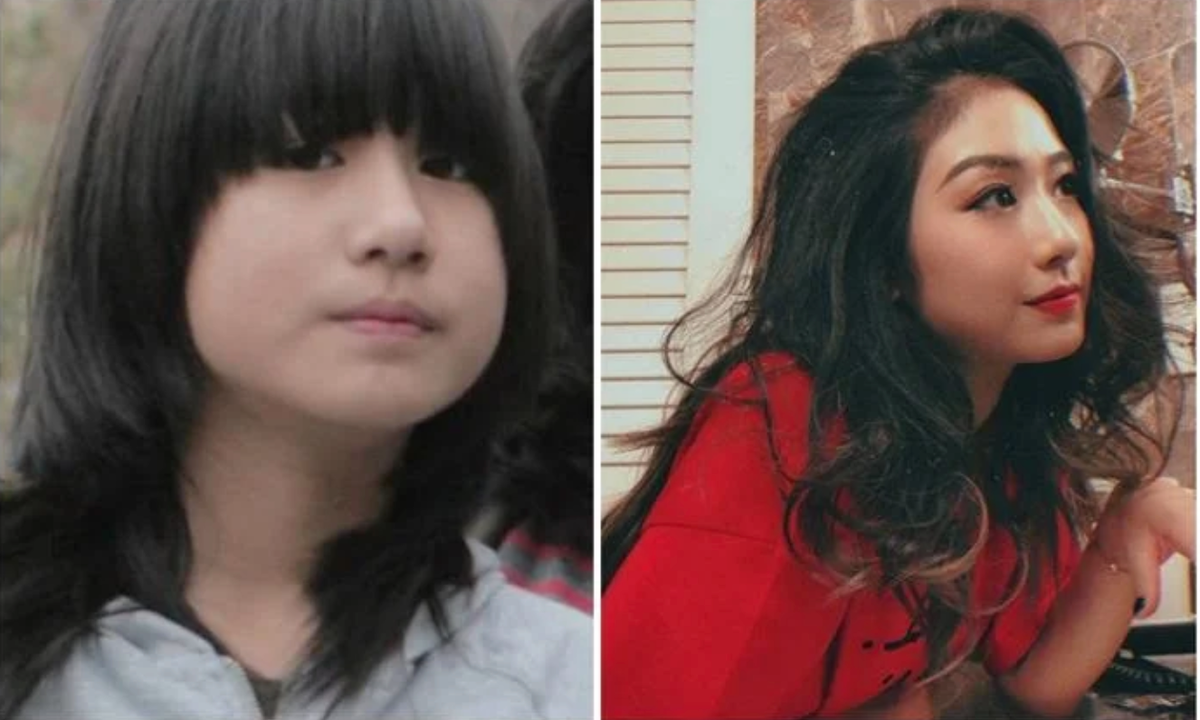 Trong quá khứ, hot mom sở hữu gương mặt tròn xoe, bầu bĩnh với cặp má “bánh bao”.Dù có nhiều thay đổi nhưng nét đẹp tự nhiên của Trang Lou vẫn vậy.