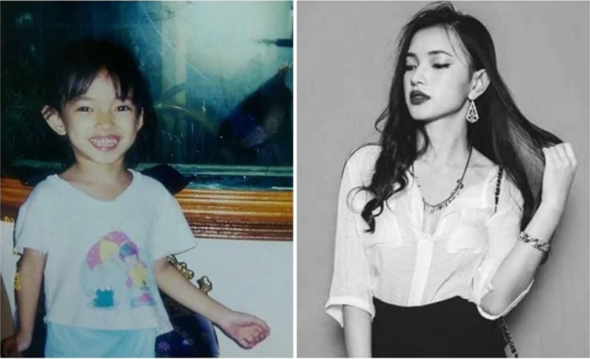 Ngày còn bé, Châu Bùi có nụ cười hở lợi rất tươi và đáng yêu. Những hình ảnh khi chuẩn bị vào lớp 1 của cô nàng khiến fan thích thú.