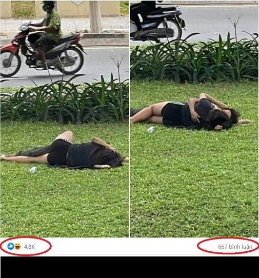 Ngay khi hình ảnh được đăng tải, cư dân mạng lập tức xôn xao bàn tán. Nhiều người bày tỏ ngán ngẩm vì mức độ vô tư, hồn nhiên đến khó hiểu của những đôi nam nữ trên.