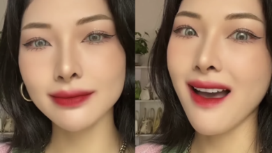 Nhưng sau đó, cô bị chủ hàng nước bảo ra ngoài ngồi, hot TikToker gọi 1 chai nước để có chỗ ngồi ăn.