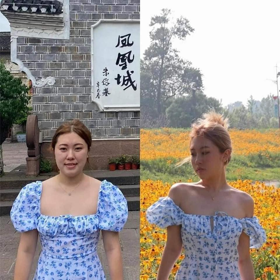 Tuy nhiên, nếu so sánh hình ảnh của ngày xưa và hiện tại thì cô nàng vẫn được nhận xét là khá dễ thương dù trước đó cô nàng sở hữu thân hình có đôi chút mũm mĩm.