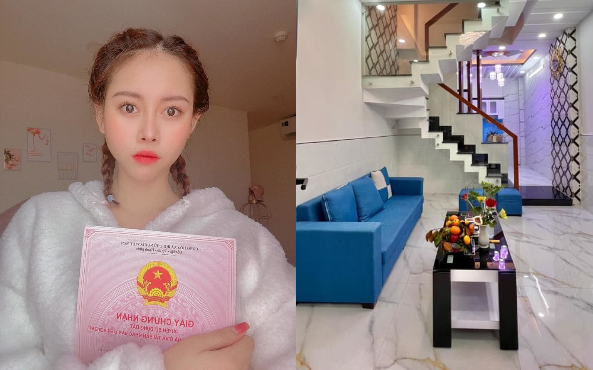 Ở tuổi 23, Việt Phương Thoa tự thưởng cho bản thân một căn nhà. Điều đáng nói là căn nhà của cô ở phố, không phải chung cư nên được dự đoán là có giá trị không hề nhỏ.