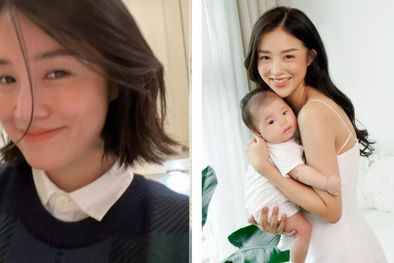 Dù làm mẹ bỉm, cựu hot girl Hà Thành vẫn khiến bao người xuýt xoa với nhan sắc rạng rỡ.