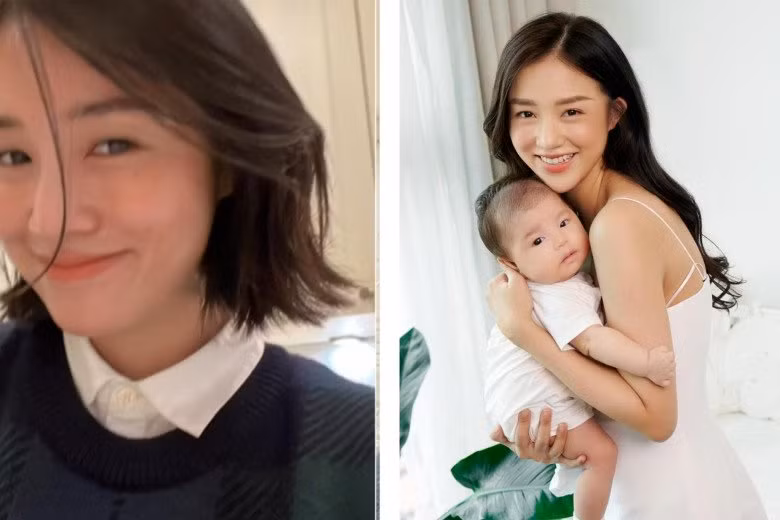 Dù làm mẹ bỉm, cựu hot girl Hà Thành vẫn khiến bao người xuýt xoa với nhan sắc rạng rỡ.
