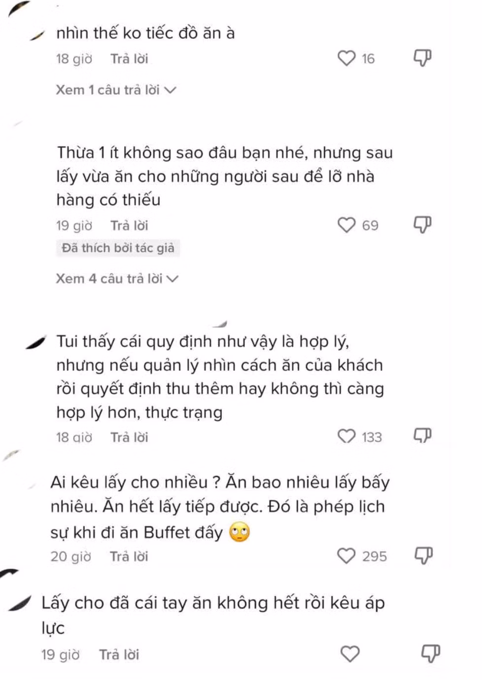 Còn nếu trót lấy quá nhiều, hãy chịu trách nhiệm với hành động của mình thay vì gian dối.