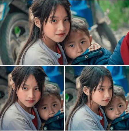 Cô bé đến từ Hà Giang cũng từng khiến cư dân mạng trầm trồ vì sở hữu nét đẹp sắc sảo.
