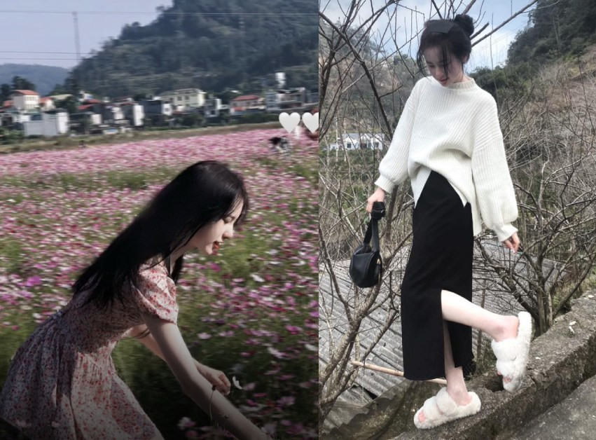 Sau khi tìm ra "info" cư dân mạng phát hiện Lan Hương ít đăng tải hình ảnh lên MXH. Ảnh: Fanpage B.