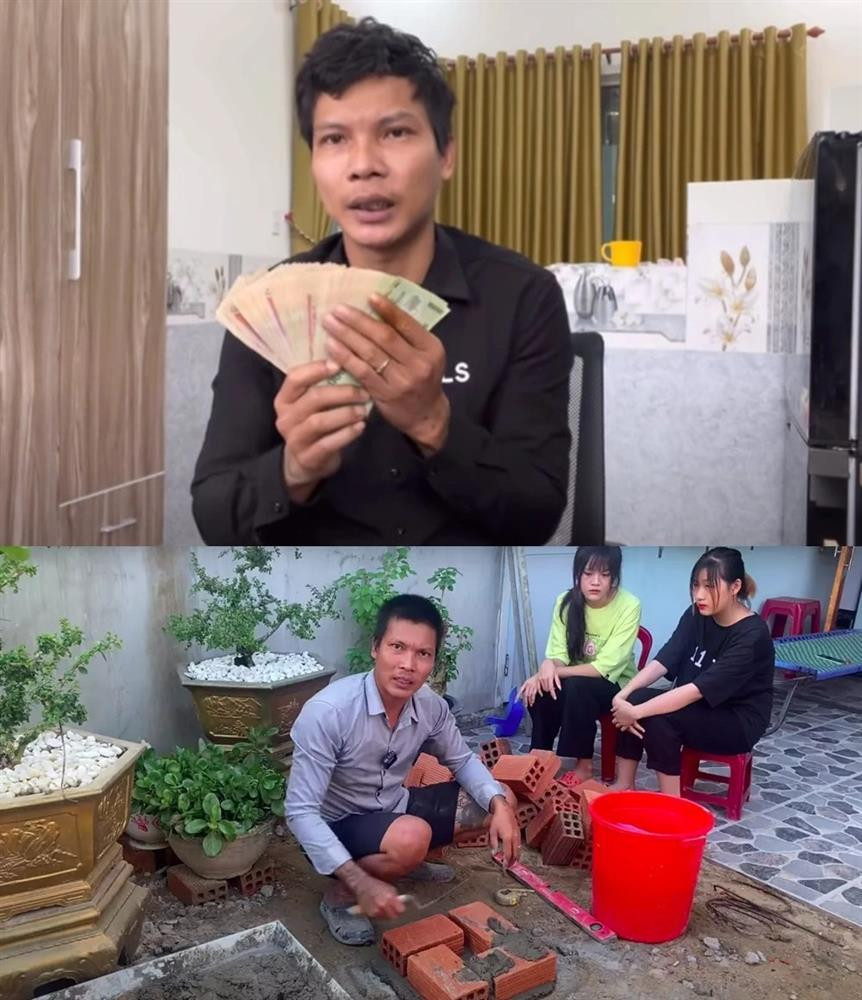 Khi bước chân vào con đường làm YouTube, anh mới có được khoản thu nhập ổn định, đủ để lo cho gia đình mình.