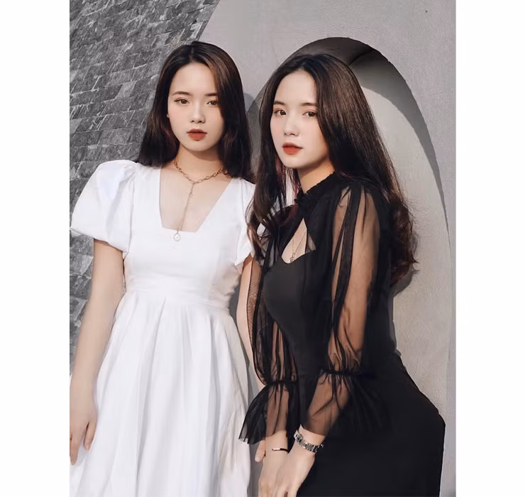 Thanh Hằng và Thanh Nga từng đạt danh hiệu Á khôi 2 của cuộc thi Hoa khôi Hà Nội 2022.