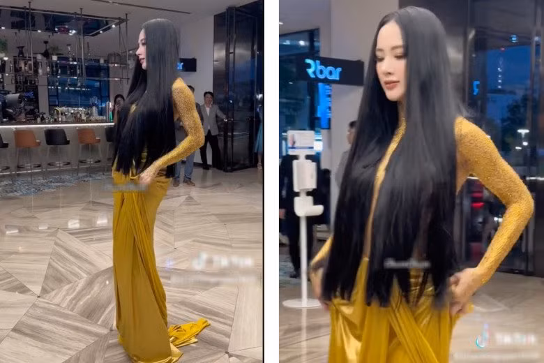Mới đây, Angela Phương Trinh gây xôn xao cộng đồng mạng khi xuất hiện tại thảm đỏ của sự kiện lễ trao giải với bộ trang phục độc đáo.