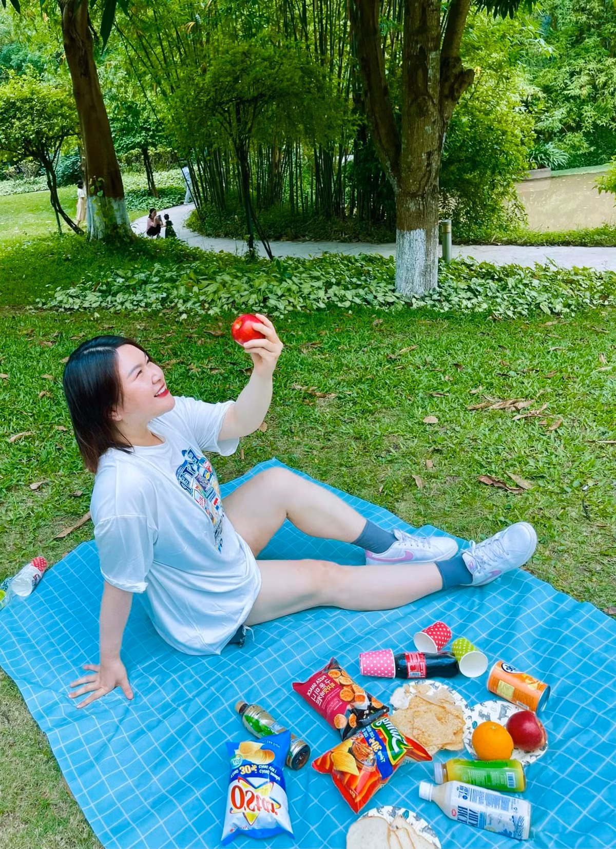 Nếu không nhìn rõ, thật khó có thể nhận ra đây là “hot girl trăm ký” của vài năm trước.