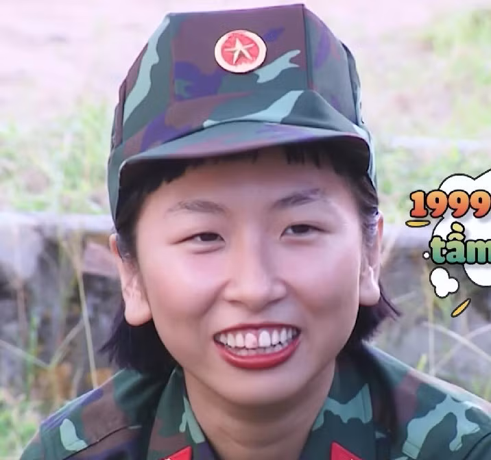 Trong lần "nhập ngũ" cô cũng khiến khán giả phải ngỡ ngàng vì những phát ngôn của mình.