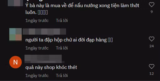 Dưới clip netizen cho rằng do cách quảng cáo quá sự thật của cửa hàng nên shipper mới gặp phải những trường hợp tương tự.
