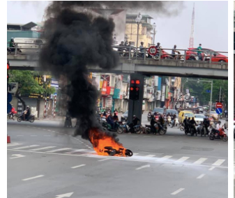 Video: Xe may boc chay du doi giua pho Ha Noi-Hinh-6