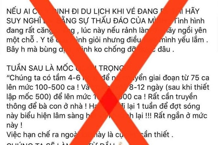 Người nào đưa lên mạng máy tính, mạng viễn thông thông tin giả mạo, thông tin sai sự thật, thông tin xuyên tạc về tình hình dịch bệnh COVID-19 có thể bị phạt tiền tối đa 15 triệu đồng hoặc bị xử lý theo Điều 288 Bộ luật Hình sự năm 2015. (Mức phạt tù tối đa 7 năm và còn có thể bị phạt tiền tối đa 200 triệu đồng, cấm đảm nhiệm chức vụ, cấm hành nghề hoặc làm công việc nhất định từ 1-5 năm). (Ảnh minh họa)