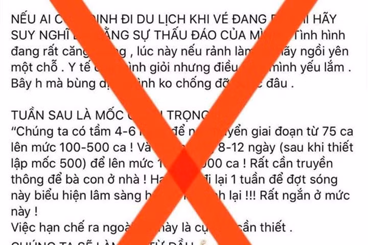 Người nào đưa lên mạng máy tính, mạng viễn thông thông tin giả mạo, thông tin sai sự thật, thông tin xuyên tạc về tình hình dịch bệnh COVID-19 có thể bị phạt tiền tối đa 15 triệu đồng hoặc bị xử lý theo Điều 288 Bộ luật Hình sự năm 2015. (Mức phạt tù tối đa 7 năm và còn có thể bị phạt tiền tối đa 200 triệu đồng, cấm đảm nhiệm chức vụ, cấm hành nghề hoặc làm công việc nhất định từ 1-5 năm). (Ảnh minh họa)