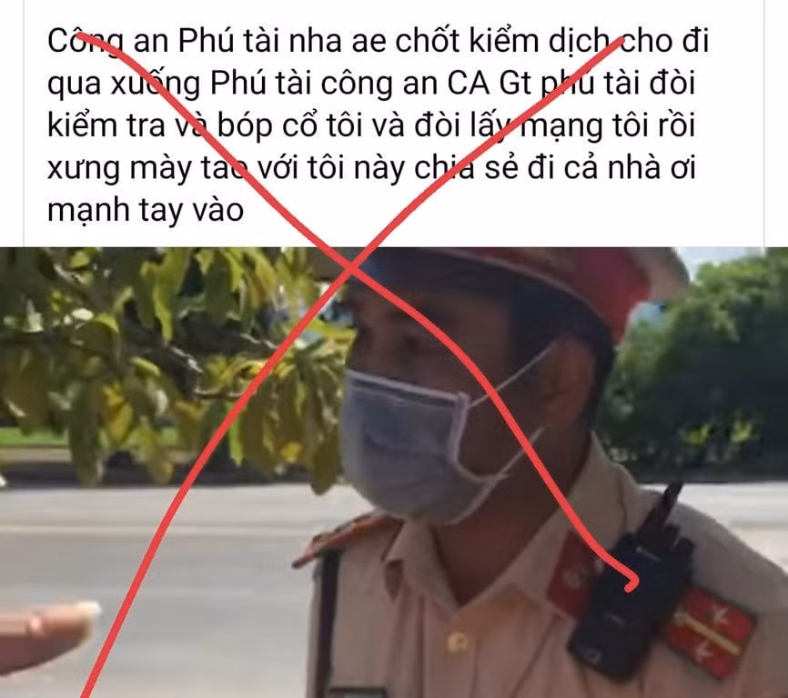 Binh Dinh: CSGT Tuy Phuoc len tieng ve clip tai xe to bi bop co