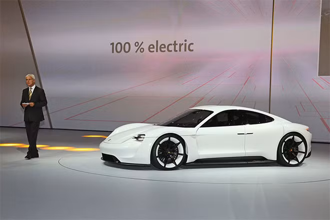 Porsche Mission E concept.