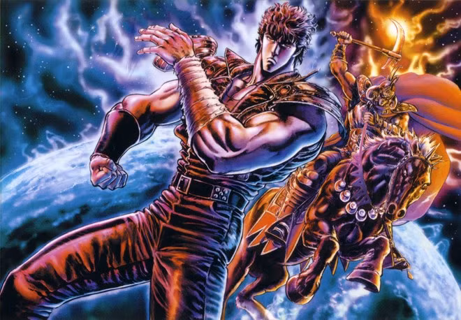 Kenshiro (Fist of the North Star): Kenshiro có cú đánh hiểm vào giữa mặt để đầu đối thủ nổ tung, anh am hiểu giải phẫu cơ thể người và có thể ra đòn khiến bất cứ bộ phận nào trên cơ thể kẻ thù nổ tung.