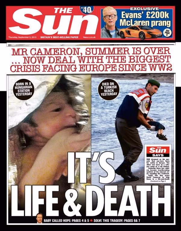 Hàng trăm ngàn, thậm chí có thể lên tới hàng triệu người ở Bắc Phi và Trung Đông đã liều mình vượt biển để tới châu Âu với mưu cầu một cuộc sống tốt đẹp hơn, sau khi trải qua những ngày tháng kinh hoàng ở quê hương mình do chiến tranh, đói nghèo tàn phá.