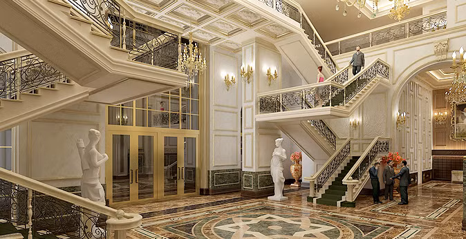 Phối cảnh lung linh, sang trọng của D’. Palais de Louis – Nguyễn Văn Huyên (Hà Nội).