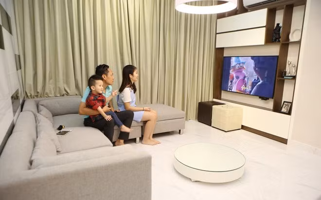 Căn chung cư mới tậu của ca sĩ "Kiếp đỏ đen" có diện tích khoảng 100 m2. Để sở hữu căn hộ này, Duy Mạnh đã chi hơn 4 tỷ đồng.