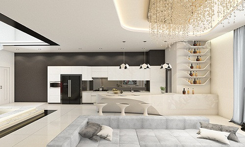 Căn nhà là thành quả của thu nhập từ công việc kinh doanh, làm người mẫu quảng cáo của người mẫu nội y Ngọc Trinh,