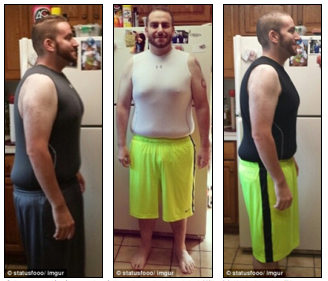 Những tháng sau đó, trung bình mỗi tuần Paul DiStefano giảm 1 kg.