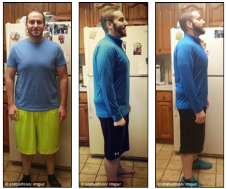 Khi còn gần 100kg, Paul DiStefano bắt đầu tập trung vào việc xây dựng cơ bắp và loại bỏ da thừa sau giảm cân. 