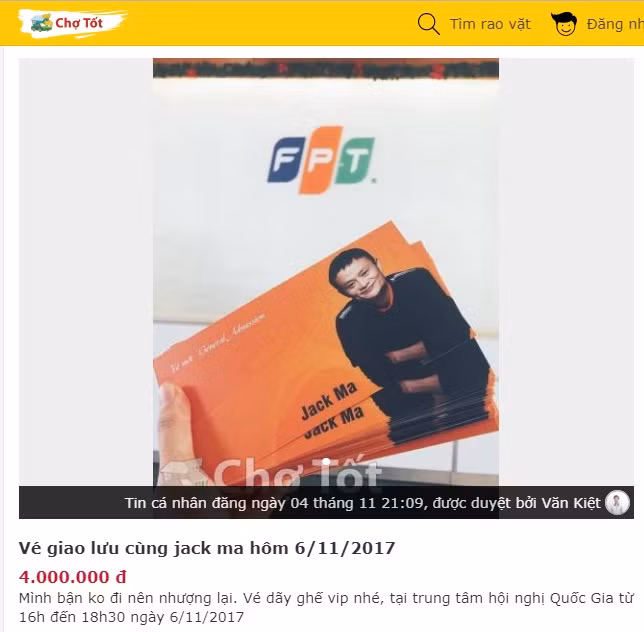 "Sot" ve nghe ty phu Jack Ma tro chuyen, cho den day gia chong mat