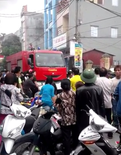 Lực lượng PCCC đã kịp thời có mặt tại hiện trường.