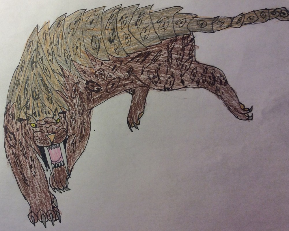 Theo truyền thuyết, Dingonek thường xuất hiện dọc theo bờ sông trong rừng. Sinh vật này có thân hình dài khoảng 13,5m, và đầu hình vuông.