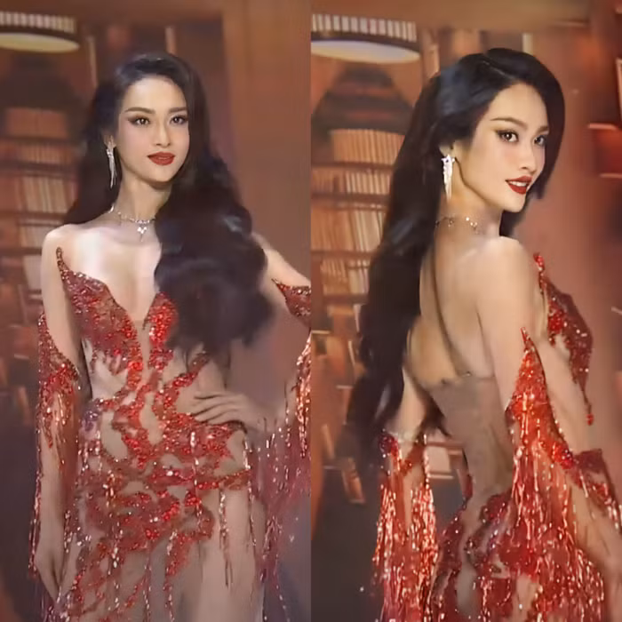 Chan dung co gai dep nhat Hoa hau Hoan vu VN 2023: Dang 'chuan tung centimet'-Hinh-2