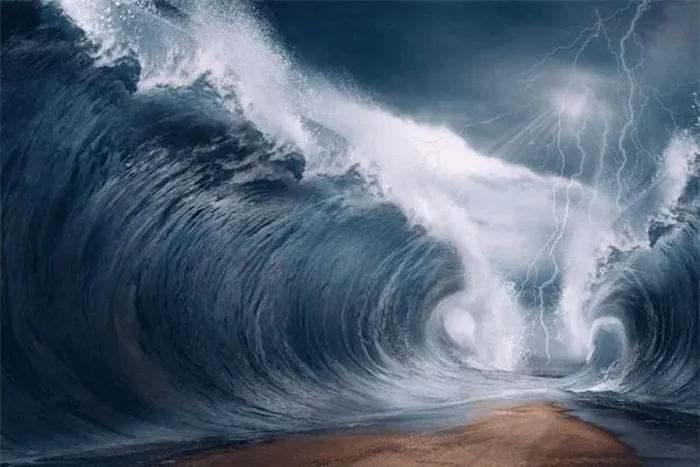 4. Sóng độc thô bạo (Sóng sát thủ): Loại sóng mạnh xuất hiện ở rạn san hô, mũi đất, hoặc bờ đê.